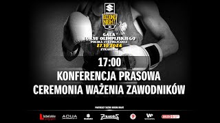 Suzuki Boxing Night 30 oficjalne ważenie [upl. by Eilahs]