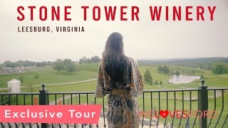 Exclusive Tour Of Stone Tower Winery In Leesburg Virginia [upl. by Llenad669]