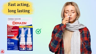 Demazin 12 Hour Relief Nasal Decongestant Spray  Fast Acting Long Lasting [upl. by Yarb934]