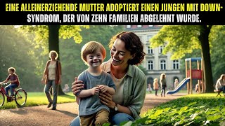 Alleinerziehende Mutter adoptiert Jungen mit DownSyndrom und warum [upl. by Leno]