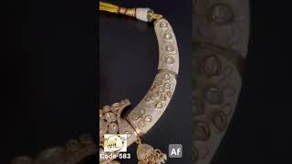 Subiya Hyderabadi jewellery necklace jewelry 9044279465 [upl. by Aicatan]