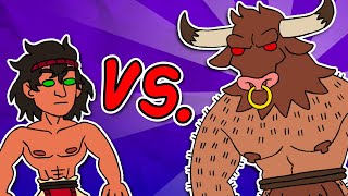 Theseus Vs The Minotaur  Greek Mythology Explained [upl. by Hokanson629]