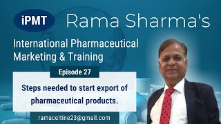 Whether you have own pharmaceutical manufacturing OR use others plant Export process is explained [upl. by Anelleh]