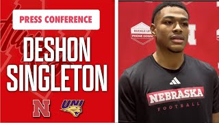 S Deshon Singleton talks win over UNI [upl. by Raseta]