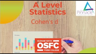 A level Statistics  Effect Size Cohens d [upl. by Ayerhs629]