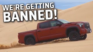 Turo rental SLAYS Glamis dunes Tundra for the WIN [upl. by Atul887]