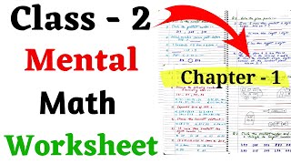 Mental Maths Worksheet for Class 2 Grade 2 Mental Maths  Class 2 Math Worksheet Class 2 Worksheet [upl. by Inavoj931]