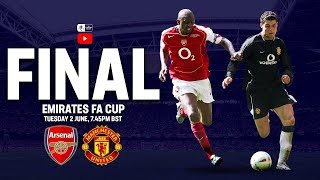 Arsenal 00 Manchester United 54 on pens  Full Match  2005 Final  FA Cup 200405 [upl. by Enomrej]