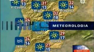 RTP1  Weather forecast  Meteorologia [upl. by Dietrich]