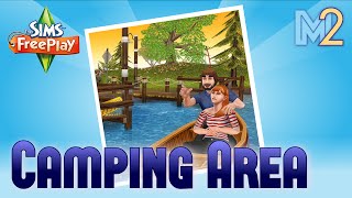 Sims FreePlay  Camping Area Review amp Walkthrough [upl. by Valeta146]