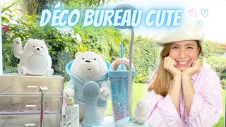 Idées déco pour un bureau cute et aesthetic [upl. by Abocaj]