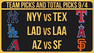 MLB Picks and Predictions Today 9424  MLB Picks Today 942024 [upl. by Loralyn]