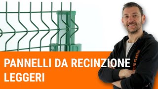 Recinzione a pannelli modulari Parliamo della versione più economica [upl. by Kerrie]