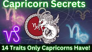 ♑ 14 Secrets of the CAPRICORN Personality ♑ [upl. by Nanis987]