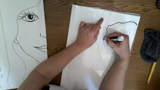 Character Trait Self Portrait Drawing Lesson [upl. by Durston]