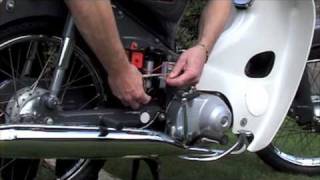 Honda C90  Battery install amp Cold Start  The Failed One [upl. by Asyal]