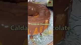 Calda de Chocolate para Bolo Receita Simples e Fácil Shorts [upl. by Lattimer]