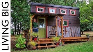 Adorable Tiny House Built By Love Family and Community [upl. by Rubinstein791]