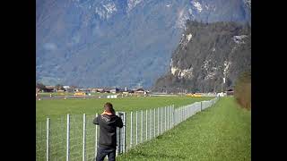 Swiss Military Jet Landing [upl. by Yerffeg]