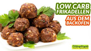 Die besten Frikadellen aus dem Backofen 😋Low Carb Rezept [upl. by Ecirtnas]