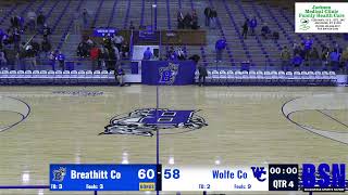 High School Boys Basketball  Breathitt County Bobcats vs Wolfe County Wolves  12192023 [upl. by Durward]