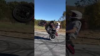 Close to elbow  Harley wheelies elbow drag dyna ￼ [upl. by Aicxela]