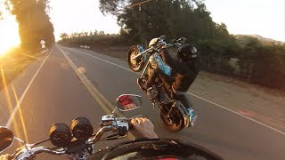 Harley Davidson Wheelies and More 2 [upl. by Nofets72]