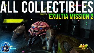 DOOM Eternal Exultia Secrets amp Collectibles [upl. by Anairt74]