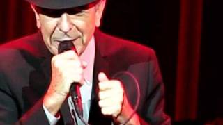 Leonard Cohen Live in Hamilton May 2009 [upl. by Ecinhoj776]