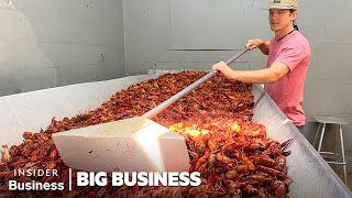 How A Louisiana Crawfish Company Harvests 60000 pounds A Day  Big Business  Insider Business [upl. by Normand148]