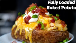 The Worlds Best Loaded Baked Potato Recipe Wait Until You See Whats Inside [upl. by Hanover385]