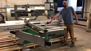 Used Altendorf F45 Elmo Sliding Table Saw  RT Machine Stock 91814 [upl. by Hotze]