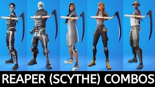 The Best TRYHARD Reaper Pickaxe Combos In Fortnite [upl. by Aihpledalihp]