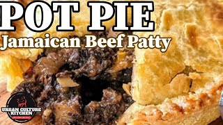 Culture Pot Pie  Jamaican beef Patty Pot Pie [upl. by Ahpla]