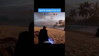 Star Wars Battlefront 2  Epic 1v1 Showdown Respect the Duel 🔥 [upl. by Cerell]