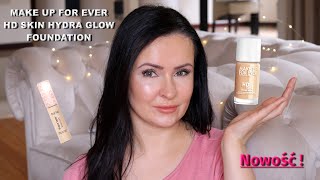 Make Up For Ever HD Skin Hydra Glow  Nowość Tarte Shape Tape Radiant Concealer  Test [upl. by Milford]