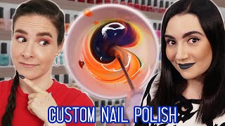 Making Custom Nail Polish Colors feat Simply Nailogical [upl. by Schalles499]