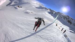 Fun in Les 2 Alpes snowpark [upl. by Cheney795]