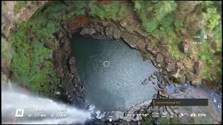 Belmore Falls NSW from pilots perspective v1 [upl. by Aihk]