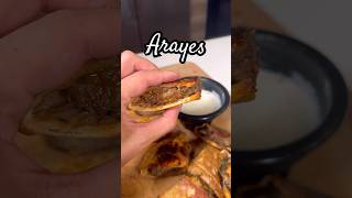 Arayes are soooo good you’ve gotta try them 🥙 fyp recipe lebanese arayes appetizer [upl. by Camila687]