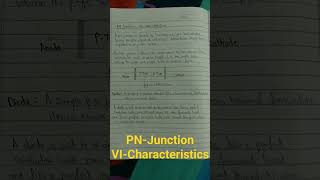 Engineering Physics  PNJunction  VICharacteristics of PN Junction diode  Diode [upl. by Bronwen]