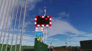 UPGRADE  WEIRD ENDING Cranbourne Bypass No°1 Level Crossing  Nth Yorkshire Roblox 06102024 [upl. by Aharon]