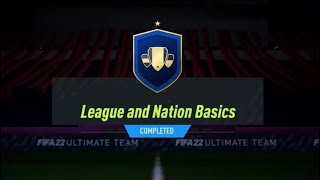 LEAGUE AND NATION BASICS SBC CHEAPEST SOLUTION  FIFA 22 [upl. by Magnolia]