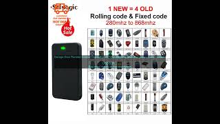 1005005579833246 Garage Door Remote Control Duplicator 287MHz 868MHz Multi Frequency Co [upl. by Zenda585]