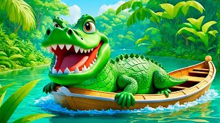 Row Row Row Your Boat  Fun Action Song  Nursery Rhymes amp Kids Songs [upl. by Tenn]