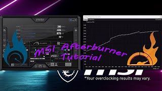 MSI Afterburner Tutorial [upl. by Hahseram]