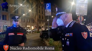 NUCLEO RADIOMOBILE ROMA ARRESTO RAPINATORE ARMATO DI COLTELLO [upl. by Beichner464]