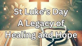 St Luke’s Day – A Legacy of Healing and Hope  18th October 2024  Daily Devotion [upl. by Assirim]