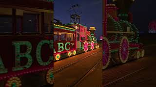 Blackpool illuminations train tram tour 141124 [upl. by Geilich]