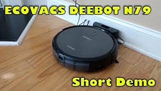 ECOVACS DEEBOT N79 Short Demo [upl. by Eirok]